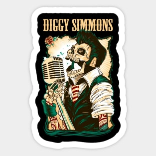 DIGGY SIMMONS BAND Sticker